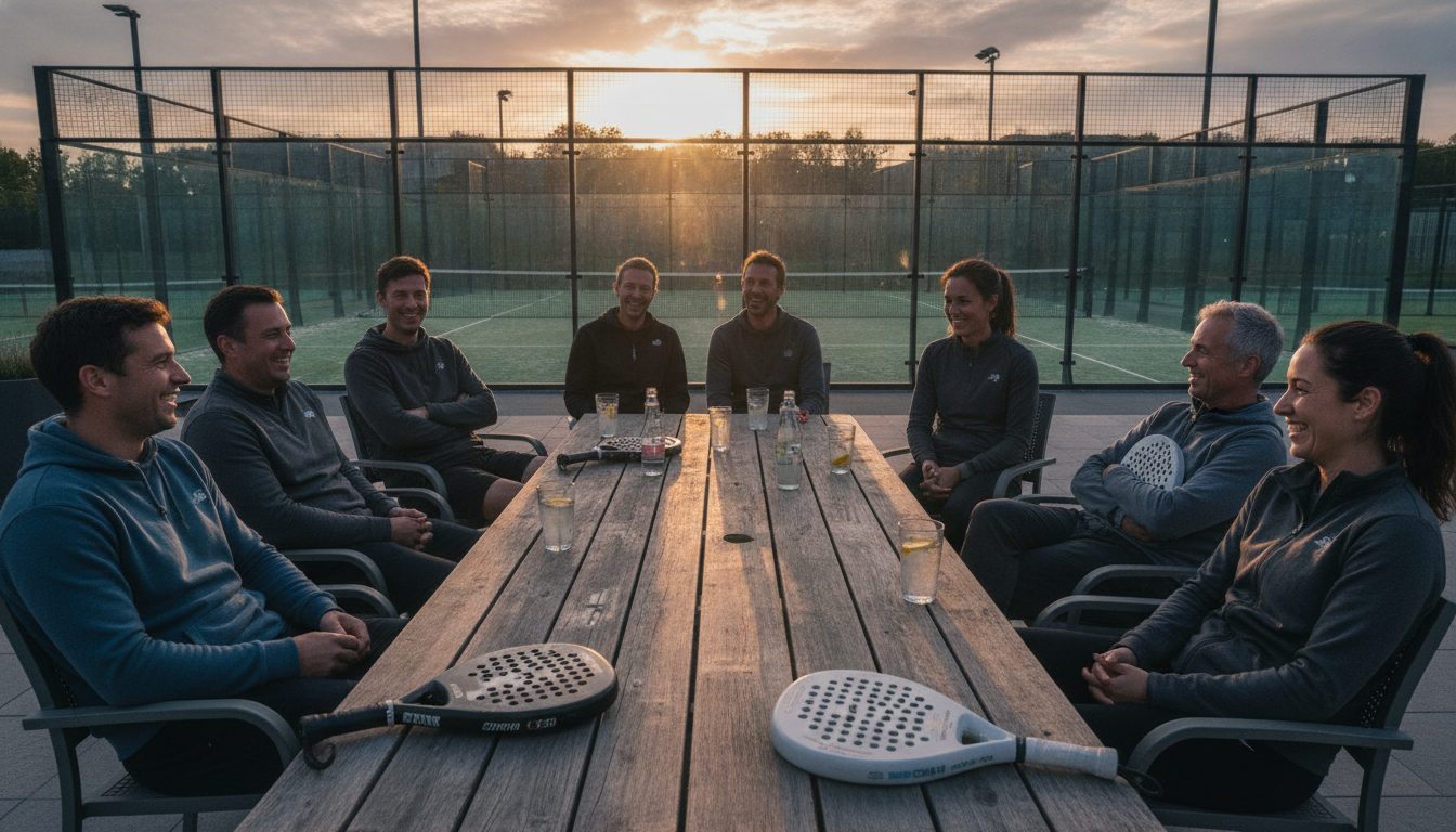 Players after an Americano night